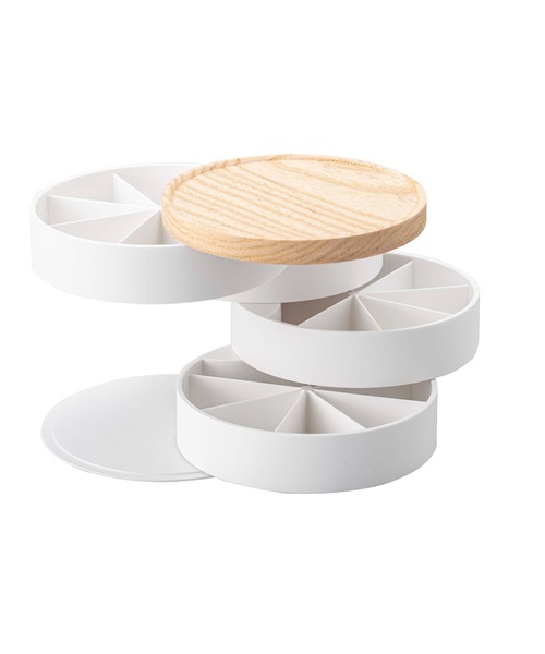 tower（タワー）の「tower（タワー）ネイルパーツ＆アクセサリー収納ケース トスカ（収納グッズ・レディース・ホワイト・ONE SIZE）」の7枚目の写真