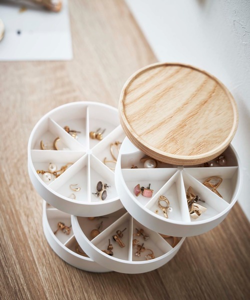 tower（タワー）の「tower（タワー）ネイルパーツ＆アクセサリー収納ケース トスカ（収納グッズ・レディース・ホワイト・ONE SIZE）」の14枚目の写真