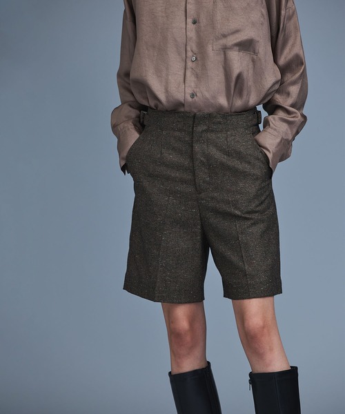 N.O.R.C（ノーク）の「カラーネップツィードショートパンツ（その他パンツ・レディース・ブラック/ブラウン/ベージュ・S/M）」の3枚目の写真