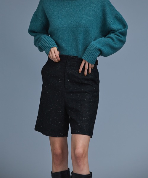 N.O.R.C（ノーク）の「カラーネップツィードショートパンツ（その他パンツ・レディース・ブラック/ブラウン/ベージュ・S/M）」の2枚目の写真