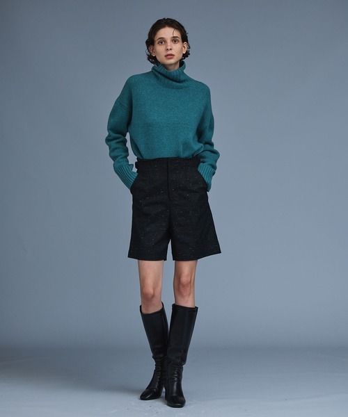 N.O.R.C（ノーク）の「カラーネップツィードショートパンツ（その他パンツ・レディース・ブラック/ブラウン/ベージュ・S/M）」の4枚目の写真