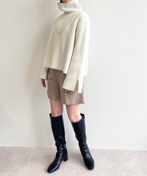 N.O.R.C（ノーク）の「カラーネップツィードショートパンツ（その他パンツ・レディース・ブラック/ブラウン/ベージュ・S/M）」の21枚目の写真