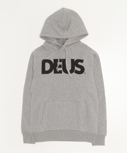 DEUS EX MACHINA(デウスエクスマキナ)の「ALL CAPS HOODY(パーカー・メンズ・グレー/ブラック・XS/S/M/L/XL)」の9枚目の写真