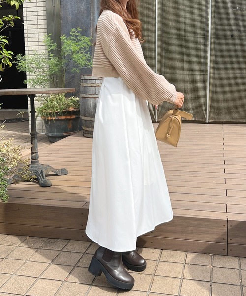 apres jour(アプレジュール)の「バンドカラーワンピース【ZOZOTOWN限定アイテム】(ワンピース・レディース・ピンク/オフホワイト/ブラック・X-LARGE/フリー)」の14枚目の写真
