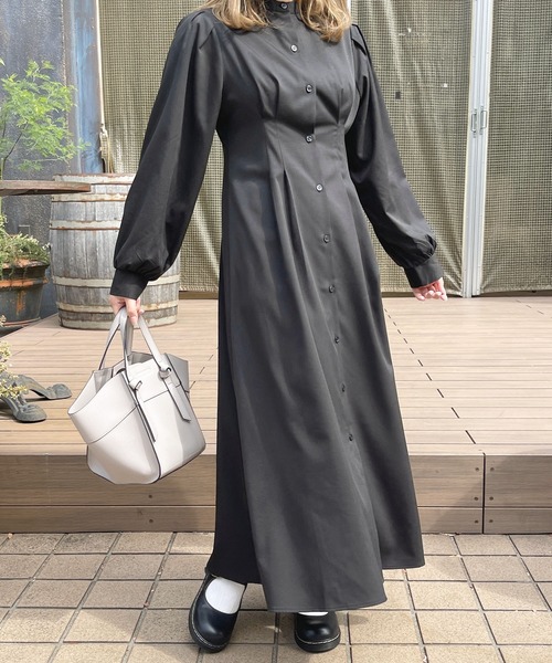 apres jour(アプレジュール)の「バンドカラーワンピース【ZOZOTOWN限定アイテム】(ワンピース・レディース・ピンク/オフホワイト/ブラック・X-LARGE/フリー)」の20枚目の写真