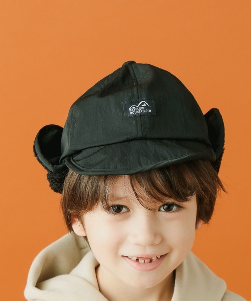 BAYFLOW（ベイフロー）の「ボアフライトキャップ（キャップ・キッズ・ブラック/ブラウン/オリーブ・FREE）」の7枚目の写真