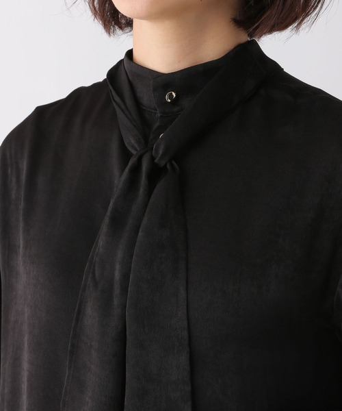 LEPSIM（レプシィム）の「ボウタイワンピース　164033（ワンピース・レディース・ブラック/ブラック系その他/ブラウン系その他・FREE）」の15枚目の写真