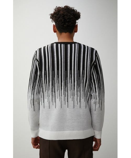AZUL by moussy（アズールバイマウジー）の「VARIETY COCKTAIL COLOR KNIT/バラエティカクテルカラーニット（ニット/セーター・メンズ・ブルー系その他/ブラック系その他・MEDIUM/LARGE）」の8枚目の写真