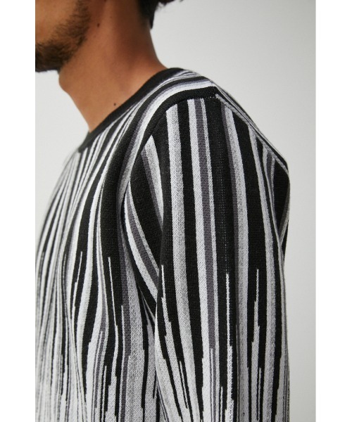 AZUL by moussy（アズールバイマウジー）の「VARIETY COCKTAIL COLOR KNIT/バラエティカクテルカラーニット（ニット/セーター・メンズ・ブルー系その他/ブラック系その他・MEDIUM/LARGE）」の9枚目の写真