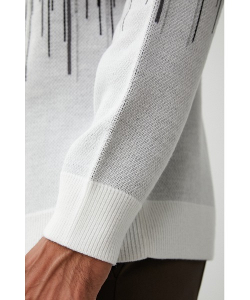 AZUL by moussy（アズールバイマウジー）の「VARIETY COCKTAIL COLOR KNIT/バラエティカクテルカラーニット（ニット/セーター・メンズ・ブルー系その他/ブラック系その他・MEDIUM/LARGE）」の10枚目の写真