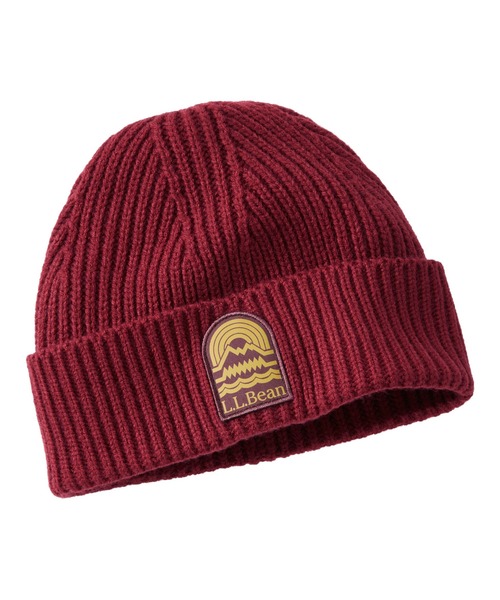 L.L.Bean(エルエルビーン)の「エル・エル・ビーニー、ワイドカフ(ニットキャップ/ビーニー・メンズ・グリーン/ワインレッド/イエロー/オレンジ/ブラック/グリーン系/ヘザーチャコール/ライトブルー/ヘザーグレー/レッド系/グレー系/ベージュ・OSFA)」の10枚目の写真
