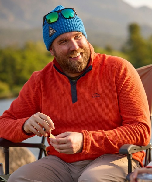 L.L.Bean(エルエルビーン)の「エル・エル・ビーニー、ワイドカフ(ニットキャップ/ビーニー・メンズ・グリーン/ワインレッド/イエロー/オレンジ/ブラック/グリーン系/ヘザーチャコール/ライトブルー/ヘザーグレー/レッド系/グレー系/ベージュ・OSFA)」の13枚目の写真