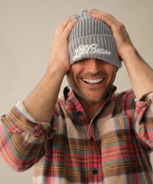 L.L.Bean(エルエルビーン)の「エル・エル・ビーニー、ワイドカフ(ニットキャップ/ビーニー・メンズ・グリーン/ワインレッド/イエロー/オレンジ/ブラック/グリーン系/ヘザーチャコール/ライトブルー/ヘザーグレー/レッド系/グレー系/ベージュ・OSFA)」の16枚目の写真