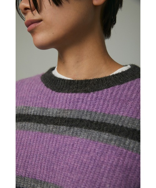 HeRIN.CYE（ヘリンドットサイ）の「Fuzzy knit tops（ニット/セーター・レディース・パープル系その他/レッド系その他/イエロー系その他・FREE）」の8枚目の写真