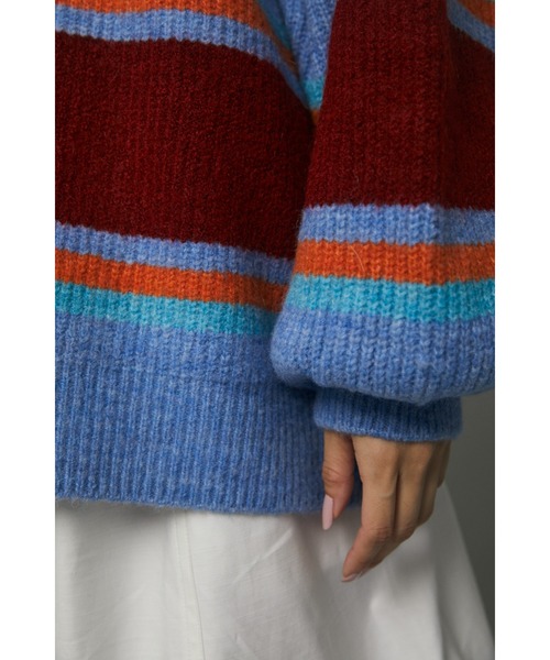 HeRIN.CYE（ヘリンドットサイ）の「Fuzzy knit tops（ニット/セーター・レディース・パープル系その他/レッド系その他/イエロー系その他・FREE）」の13枚目の写真