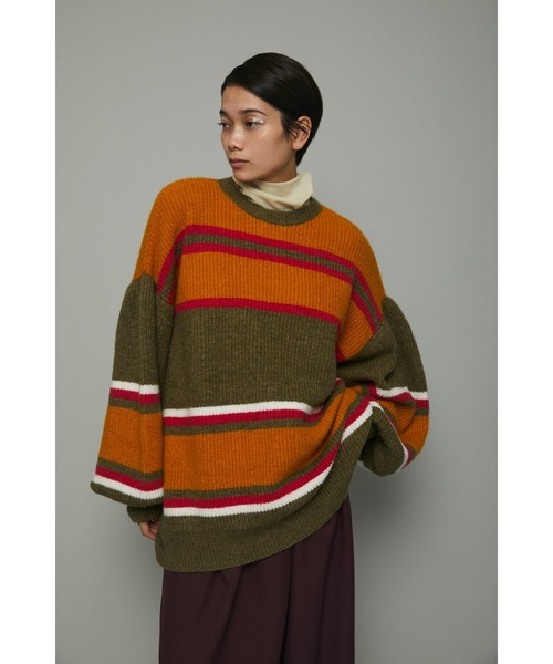HeRIN.CYE（ヘリンドットサイ）の「Fuzzy knit tops（ニット/セーター・レディース・パープル系その他/レッド系その他/イエロー系その他・FREE）」の14枚目の写真