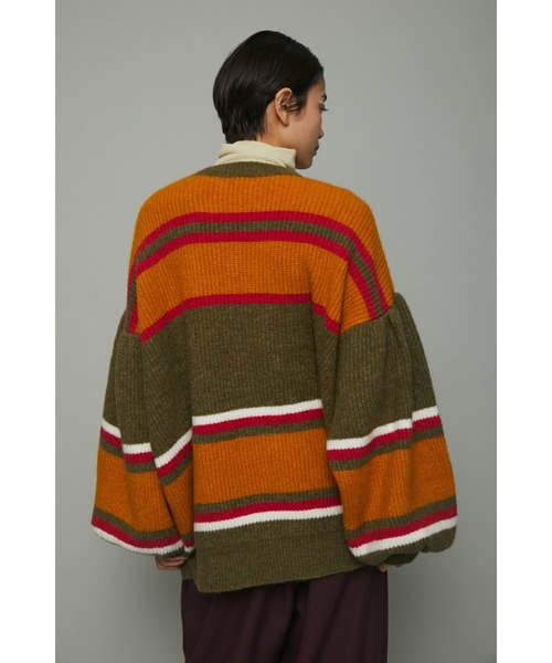 HeRIN.CYE（ヘリンドットサイ）の「Fuzzy knit tops（ニット/セーター・レディース・パープル系その他/レッド系その他/イエロー系その他・FREE）」の15枚目の写真