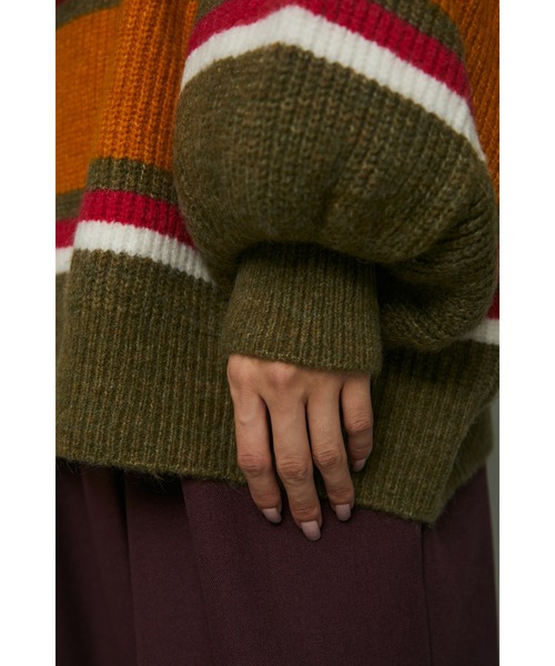 HeRIN.CYE（ヘリンドットサイ）の「Fuzzy knit tops（ニット/セーター・レディース・パープル系その他/レッド系その他/イエロー系その他・FREE）」の16枚目の写真