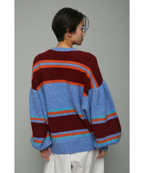 HeRIN.CYE（ヘリンドットサイ）の「Fuzzy knit tops（ニット/セーター・レディース・パープル系その他/レッド系その他/イエロー系その他・FREE）」の22枚目の写真