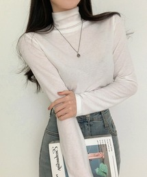 BEIDELLI | BEIDELLI スリムフィットタートルネックTシャツ(Tシャツ/カットソー)