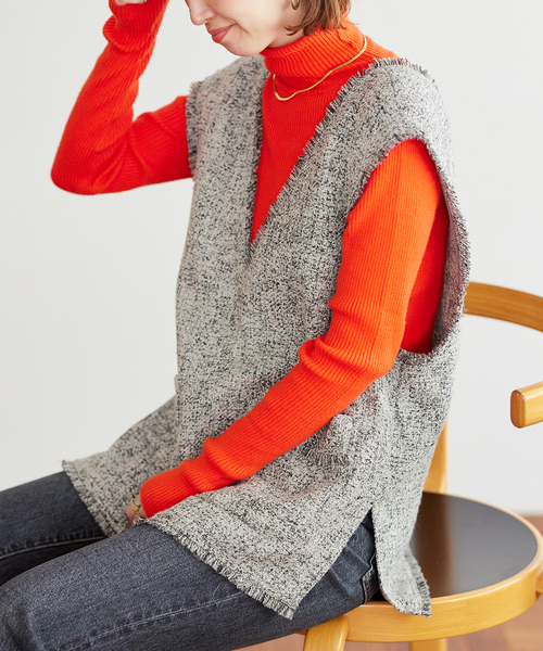 ≪追加≫ツイードフリンジベスト