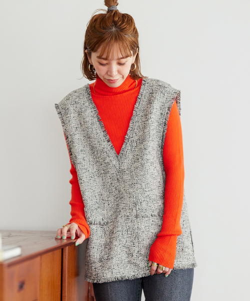 ≪追加≫ツイードフリンジベスト