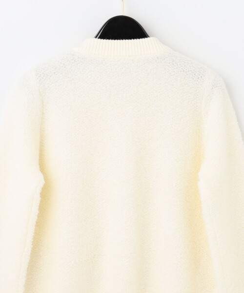 Diagram（ダイアグラム）の「ループニットカーディガン（カーディガン/ボレロ・レディース・ブラック/ホワイト・36）」の17枚目の写真