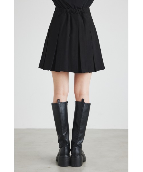 rienda（リエンダ）の「ボックスプリーツハイウエストショートパンツ（その他パンツ・レディース・アイボリー/ブラック/ベージュ・X-SMALL/SMALL/MEDIUM）」の4枚目の写真