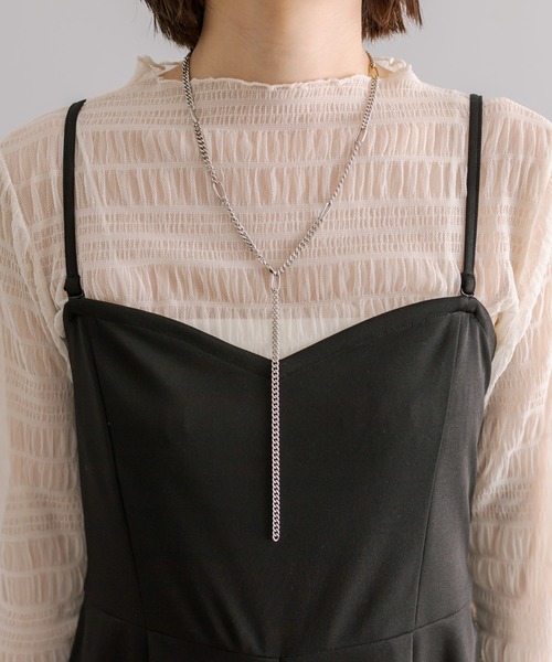 mystic(ミスティック)の「ベアオールインワン(つなぎ/オールインワン・レディース・ブラック/ライトグレー・0/1/2)」の14枚目の写真