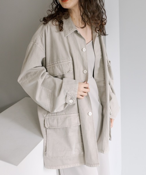 mystic(ミスティック)の「ベアオールインワン(つなぎ/オールインワン・レディース・ブラック/ライトグレー・0/1/2)」の22枚目の写真