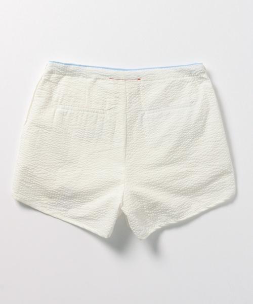 B:MING by BEAMS(ビーミングバイビームス)の「ビーミング by ビームス / サッカーショートパンツ(その他パンツ・レディース・ホワイト/ライトブルー・SMALL/MEDIUM)」の15枚目の写真