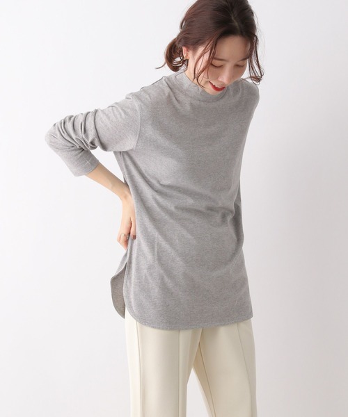 LEPSIM（レプシィム）の「ラウンドヘムハイネックプルオーバー 164093