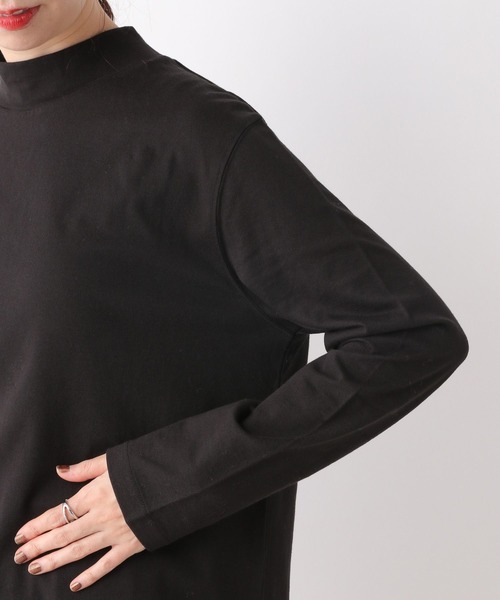 LEPSIM(レプシィム)の「ラウンドヘムハイネックプルオーバー 164093(Tシャツ/カットソー・レディース・ライトグレー/オフホワイト/ブラック・FREE)」の18枚目の写真