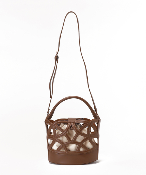 LE TALON（ルタロン）の「LE TALON ラウンドカッティングバッグ（トートバッグ・レディース・チャコールグレー/ブラウン・FREE）」の14枚目の写真