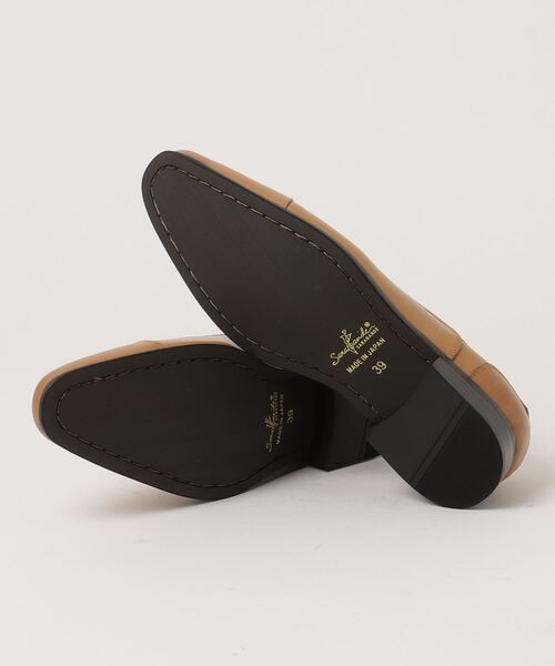 SARABANDE（サラバンド）の「本革ビジネスシューズ ストレートチップ プレーントゥ Uモカ（ドレスシューズ・メンズ・ブラウン系1/ダークブラウン系1/ブラック系1/ブラック系3/ブラウン系2/ブラック系2/ダークブラウン系2/ブラウン系3/ダークブラウン系3・41/43/44/46/42/40/39/45）」の11枚目の写真