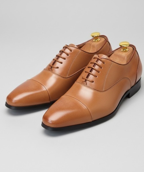 SARABANDE（サラバンド）の「本革ビジネスシューズ ストレートチップ プレーントゥ Uモカ（ドレスシューズ・メンズ・ブラウン系1/ダークブラウン系1/ブラック系1/ブラック系3/ブラウン系2/ブラック系2/ダークブラウン系2/ブラウン系3/ダークブラウン系3・41/43/44/46/42/40/39/45）」の8枚目の写真