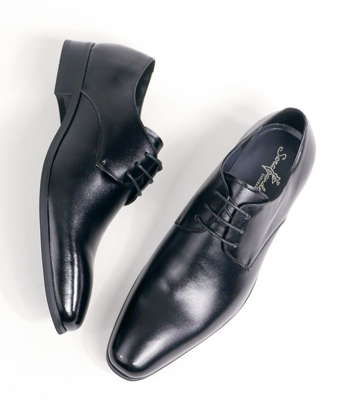 【セール】本革ビジネスシューズ ストレートチップ プレーントゥ Uモカ（ドレスシューズ）｜SARABANDE（サラバンド）