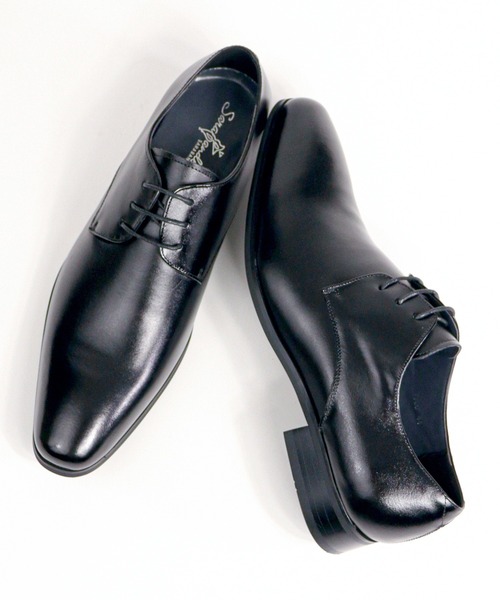 【セール】本革ビジネスシューズ ストレートチップ プレーントゥ Uモカ（ドレスシューズ）｜SARABANDE（サラバンド）