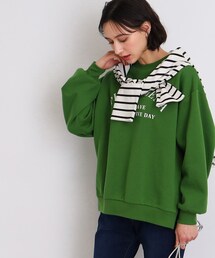 DRESKIP | 裏起毛ロゴプリントスウェット(スウェット)