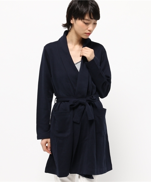 OUTLET（アウトレット）の「【BLOOM&BRANCH】スウェットガウンCTL（その他トップス・レディース・グレー/ネイビー・1）」の2枚目の写真