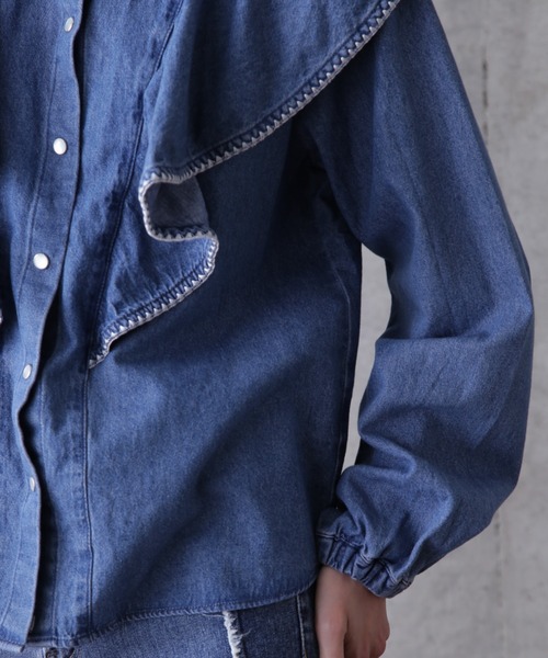 RACHEL COMEY ダークデニムシャツ RACHEL COMEY ダークデニムシャツ RACHEL COMEY ダークデニム