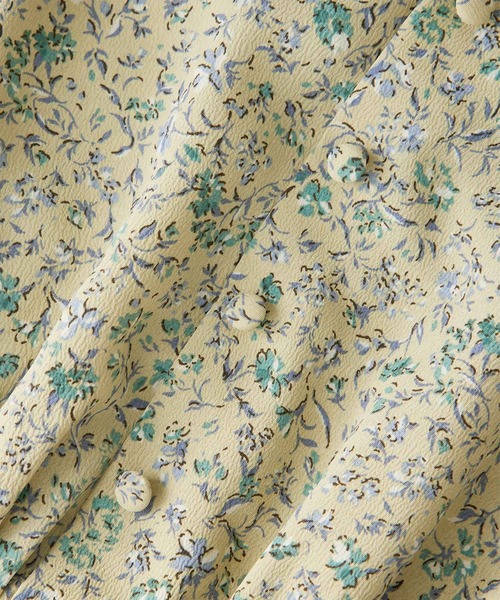 ROPE' PICNIC（ロペピクニック）の「小花柄ハイウエストワンピース（ワンピース・レディース・ベージュ/オフホワイト/ネイビー・38/36）」の15枚目の写真