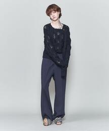 6（ロク）の「＜6(ROKU)＞STRIPE KNIT PANTS/パンツ（その他