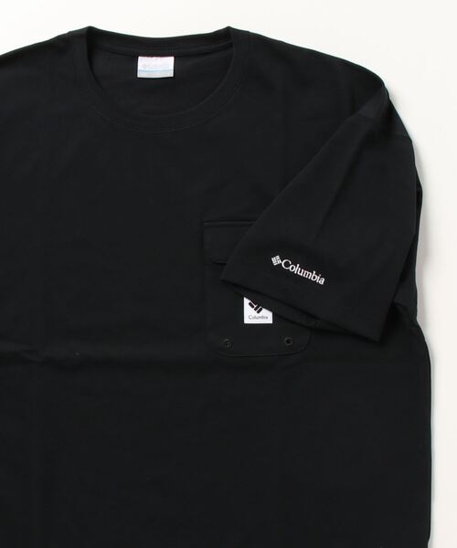 Columbia（コロンビア）の「【展開店舗限定アイテム】columbia/コロンビア インペリアルパーク ワンポイント ワイドシルエット/オーバーサイズ ポケットTシャツ/半袖Tシャツ PM0734（Tシャツ/カットソー・メンズ・ブラック/ホワイト/グリーン/ベージュ・M/L/XL）」の13枚目の写真