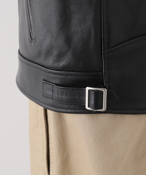 Schott(ショット)の「【Schott / ショット】DOUBLE BREST RIDERS(ライダースジャケット・メンズ・ブラック・MEDIUM/LARGE/X-LARGE)」の18枚目の写真
