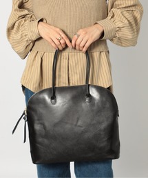 タイドウェイ　LIGHT LEATHER BOSTON GREIGE TIDEWAY（タイドウェイ）の「【TIDEWAY】A4サイズ収納◎ レザー