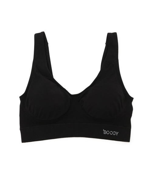 BOODY（ブーディ）の「Boody　シェイパーパッドブラ（スポーツブラ・レディース・ブラック/オリーブ/ベージュ系その他2・S/M）」の2枚目の写真