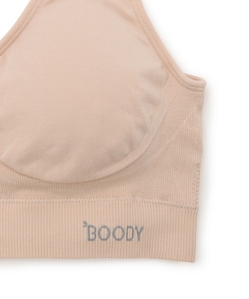 BOODY（ブーディ）の「Boody　シェイパーパッドブラ（スポーツブラ・レディース・ブラック/オリーブ/ベージュ系その他2・S/M）」の6枚目の写真