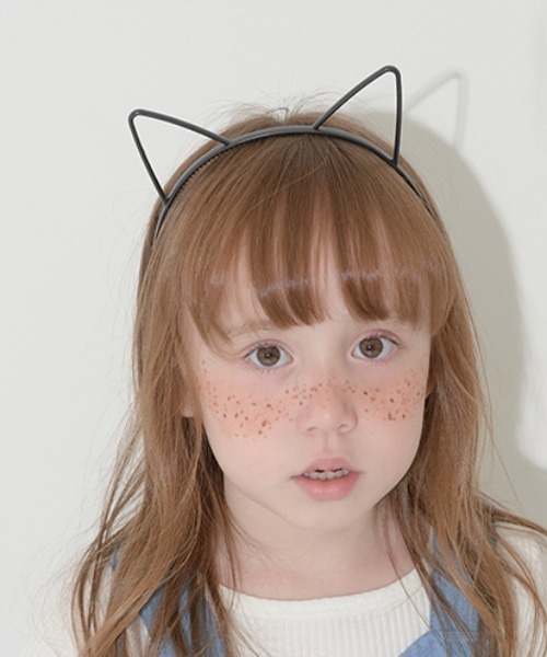 Lycee mine(リセマイン)の「MEOWカチューシャ(その他ヘアアクセサリー・キッズ・ラベンダー/ピンク/マジェンタ/モスグリーン/イエロー/ブラック・フリー)」の2枚目の写真