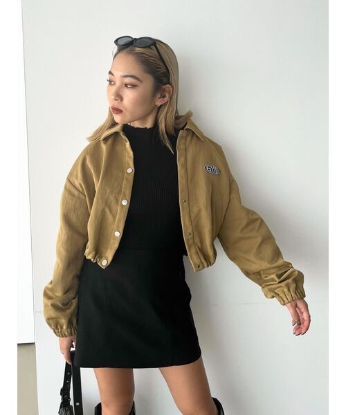 EMODA（エモダ）の「ワイドスクエアアイウェア（サングラス・レディース・グレー/ブラック・FREE）」の10枚目の写真